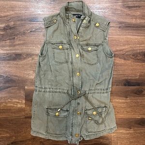Army green vest
